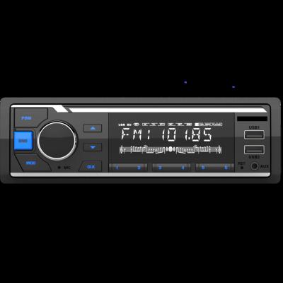 China BT Music and Phone In-dash Universal Single-Din Car MP3 Player with USB/TF/AUX/BT/FM Radio and USB Charging for sale