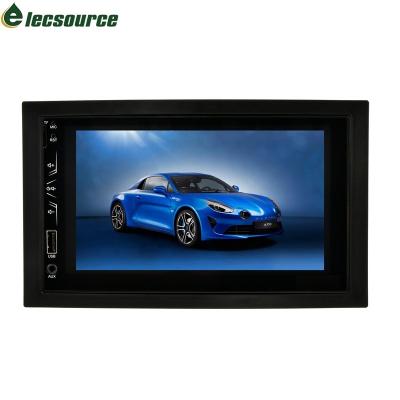 China GPS Manufacture Wholesale 7 Inch TFT Screen Car Stereo Din 2 Universal With FM/USB/TF Support GPS Navigation Mirror Link for sale