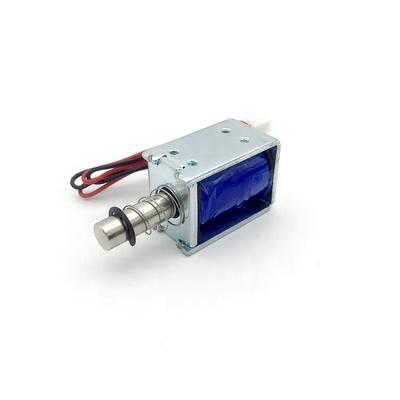 China Open Frame Solenoid 6v 12v 24v Mini DC Solenoid Coil Push Pull Solenoid for sale