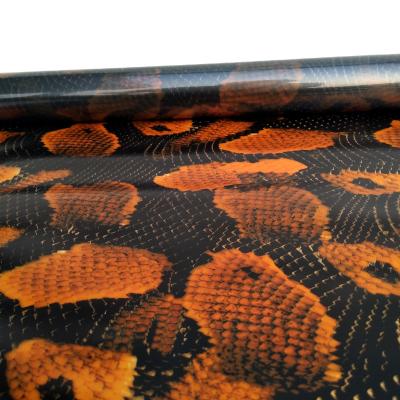 China Printing Snake Water Transfer Film Printing Animal Pattern Hydrographic Paper IVQ-6012 for sale