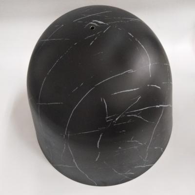 China Printing Plastic Black Marble Pattern Water Transfer Cover Metal Shade Plastic Hydrographic Film for sale