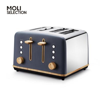 China Automatic Household Bread 4 Slice 4 Slice Stainless Steel Electric Toaster for sale