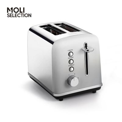 China Classic Household Vintage Toaster 2 Slot Toaster 2 Slice Stainless Steel Toaster for sale