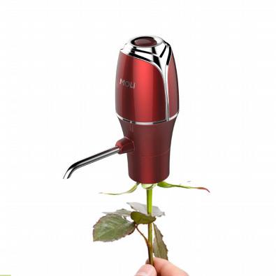 China Moli Selection Modern Best Selling Products 2021 Portable Electric Electric Wine Decanter Pourer Dispenser Aerating Pump for sale