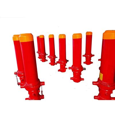 China Mining Kit Hydraulic Cylinders , Dump Truck Telescopic Hydraulic Cylinder for sale