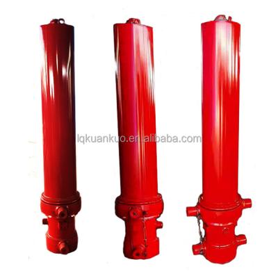 China Pulling Out Hydraulic Cylinder For Dump Truck Trailer for sale