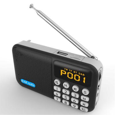 China Digital DAB+FM PORTABLE Radio BT Stereo Speaker Radio Play Mp3 Speaker Pocket DAB-P8 for sale