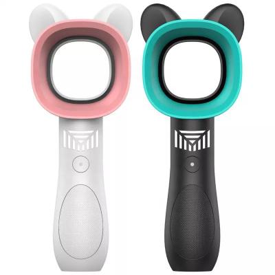 China Cat Portable Cute Handheld USB Mini Bladeless Rechargeable Handheld Fan for sale