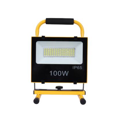 China ABS Outdoor Waterproof Portable Emergency Charging Usb Rechargeable Work 100w 200w Led Flood Light for sale