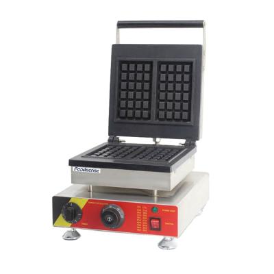 China Energy Saving Commercial Stainless Steel Electric Waffle Making Machine Restaurant Hotel Kitchen Equipment for sale