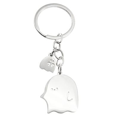 China Mom gift Hot  Ghost Metal Keyring Pendant New Easter Fashion Keychain Pendant Mom Gift Key Chain for sale