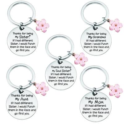 China Souvenir Gifts Promotion Sister Gifts from Sister Bestie Bff Friends Graduation Christmas Valentines Day Jewelry Keychain Best Birthday Present for sale