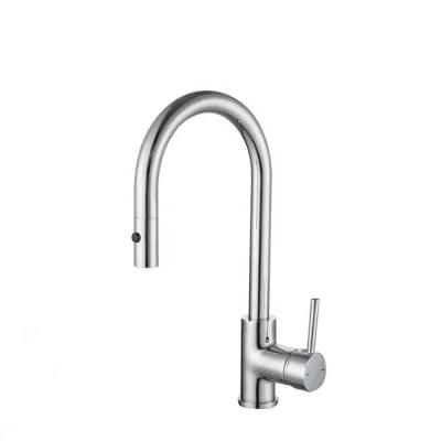 China Contemporary Faucets China Factory Metered Deck Mounted Pull Out Kitchen Sink Mixer Tap for sale