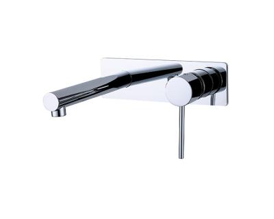 China Metered Faucets Shape Basin Wall Surface Chrome High Quality / Water Saving Mixer for sale