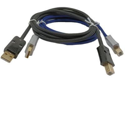 China 2AM Zinc Alloy Cable Lead 1m/1.5m USB Printer USB Data Sync Printer To BOM Cable For Computer/Printer USBAM-USBBM for sale