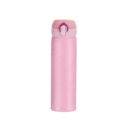 China 2021 Hot Sales PORTABLE Double Wall Heat Insulation Vacuum Flasks 304 Stainless Steel Water Bottle With Lid for sale