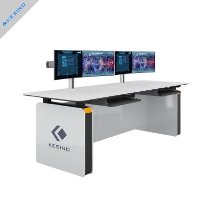 China Kesino Public Safety Dispatch Office Furniture Manufacturer Industrial Table Control Room Consoles for sale