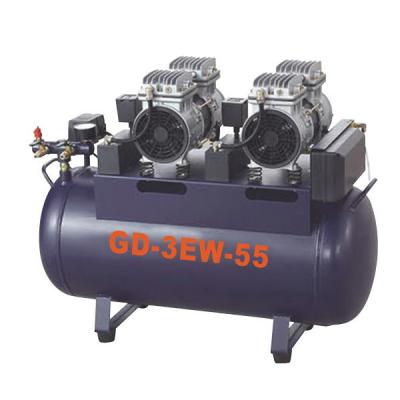 中国 Foshan silence gladent metal oilless air compressor GD-3EW-55 販売のため