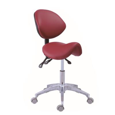 China Gladent Profession Ergonomic Metal Auxiliary Tilt Dental Stool en venta