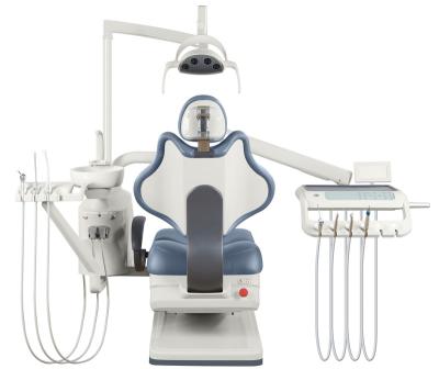 China Gladent GD-S800 DENTAL Electric Chair Complete Down-Rise Dental Unit With Led Light for sale