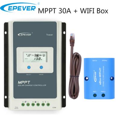 China EPEVER Tracer3210AN 30A 12V/24V Charger Controller Charge Controller Solar Panel Battery MPPT Controle Charging From WIFI Box for sale