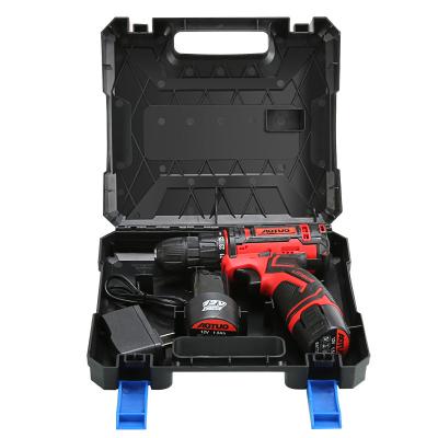 China Electric Drill Screwdriver Electric Battery Handheld Drill 12V Cordless Power Drills Machine Tools Charging Drill Aotuo12 for sale