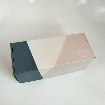 China Recyclable Newcomer Unique Printed Packaging Corrugated Custom Logo Announcement Box for sale