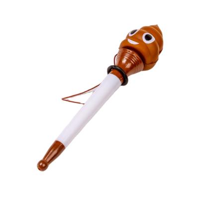 China office & School Pen Stationery Toys Poop Shaped Ballpoint Pens Funny Custom Logo Creative School Supplies Gifts For Kids for sale