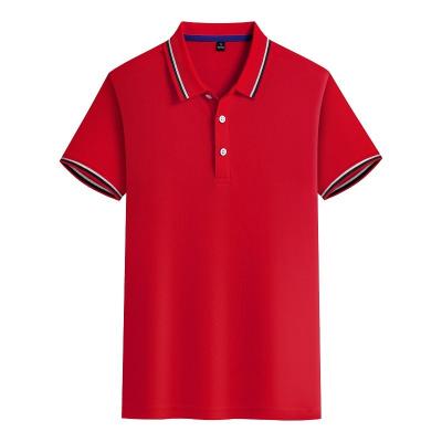 China Business& Wholesale Customized Red Cotton Casual T Unisex Polo Shirts Business Casual Dress for sale