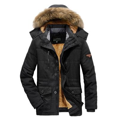 China Anti-Wrinkle Winter Plus Size Hooded Fleece Striped Overcoat Of The Ditch Military Slim Wool Coat Men's Long Cargo Jacket for sale