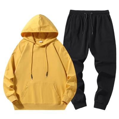 China Wholesale Men's Cotton Multi-Color Logo Breathable Clothing Sports Sets Casual Customized Sweatsuits Tracksuit Custom Made for sale