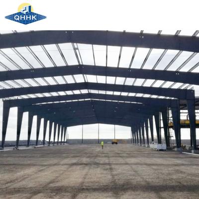 China Q235/Q345 Welded H Beam Steel Prefabricated Steel Frame Warehouse for sale