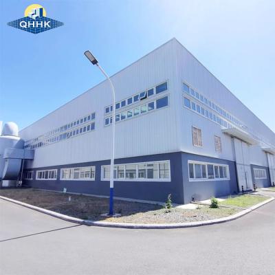 中国 Iso Heavy Duty Steel Structure Sandwich Panel Roof And Wall Panel Prefabricated Workshop 販売のため