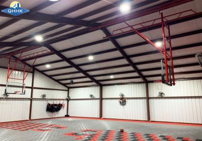 Cina Anticorrosion Paint Prefabricated Steel Structure Indoor Basketball Stadium / Rugby Stadium in vendita