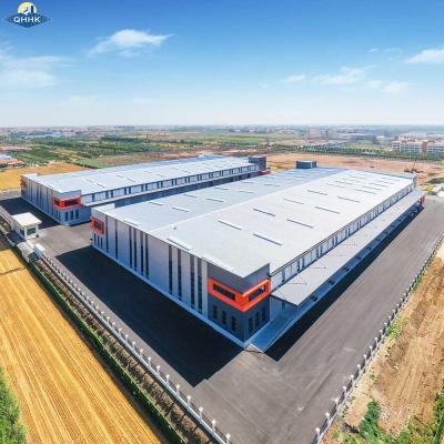 China Low Cost Prefabricated Steel Structure Warehouse Storage Shed with Industrial Building Design for sale