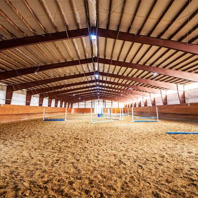 China 200x400 Indoor Horse Arena Kits Staal Indoor Riding Arenas Te koop