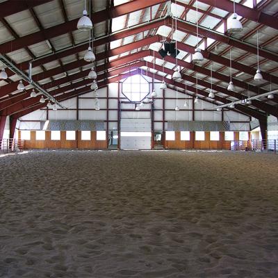 China Pre-engineered Steel Agricultural Sheds Indoor Arena Paardrijden Arena Te koop