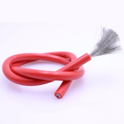 China Silicone Rubber Electronic Cable DIY 24AWG 0.08mm*40 OD1.6mm Super Soft Flexible Heat And Cold Resistant for sale