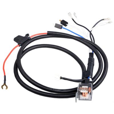 China Waterproof Motorcycle 12v Motorcycle Relay Horn Harness Cable Assembly for sale