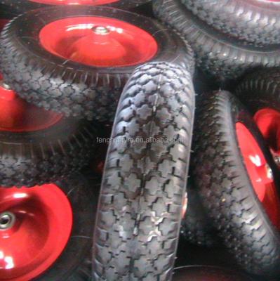 China 3.50-8 Wheel Pneumatic Wheel Barrow Rubber Tire 350-8 for sale