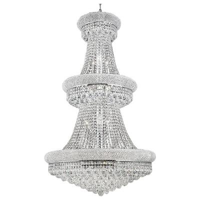 China 2020 Residential New Large Crystal Chandeliers China Factory Lighting Custom Modern Style Hotel Light for sale