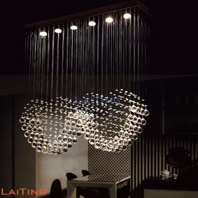 China Modern Romantic Heart-shaped Clear LED K9 Crystal Chandelier LT-92003 Double Heart-shaped Chandelier Rain Drop for sale