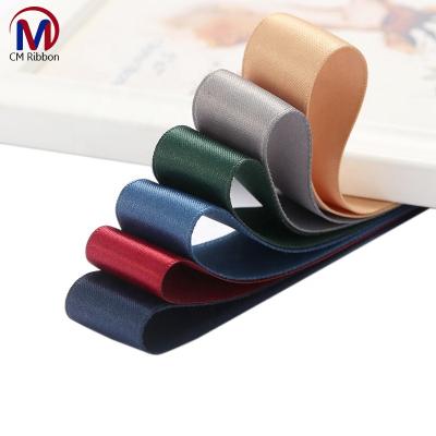 China Viable Manufacturers Wholesale 15mm Garment Accessories Gift Wrapping Polyester Cotton Ribbon for sale