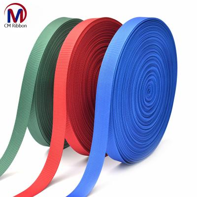 China USA Wholesale Fitness Equipment Accessories Durable Grain Imitation Nylon Polyester Ribbon for sale