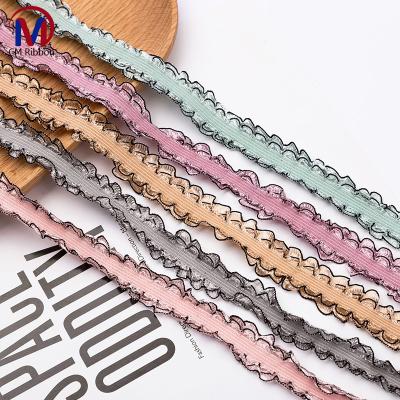 China CHENMEI LACE viable, wholesale 25mm fashion dress curtain chain accessories lace ribbon for sale