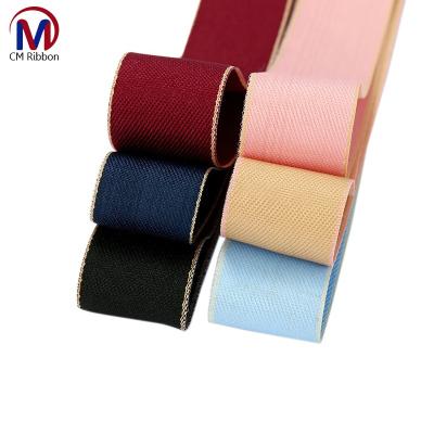 China Viable Factory Wholesale Korea Color Border Polyester Bilateral Cotton Belt for sale