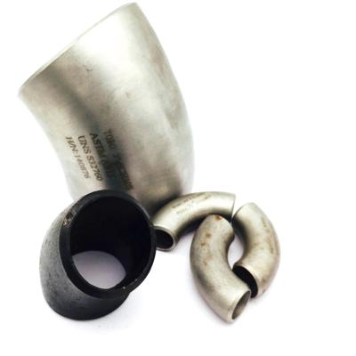 China GSG Petroleum And Pipe Fittings Parts Seamless Forged 304 Stainless Steel Pipe Connector Elbow for sale