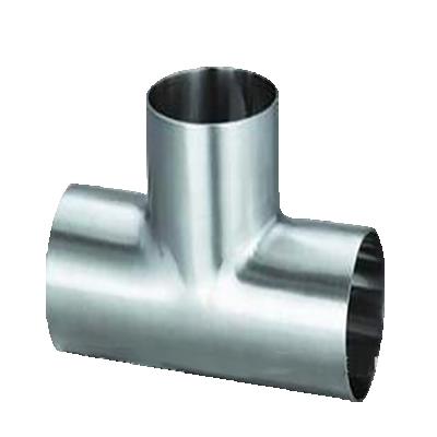 China High Durability ASME B16.9 Butt Welded Pipe Fittings Equal Outlet Reducing Pipe Tee for sale