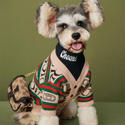 China Luxury Stocked Dog Clothes Cat Sweater Dog Knitted Clothes For Small Medium Large Dog for sale