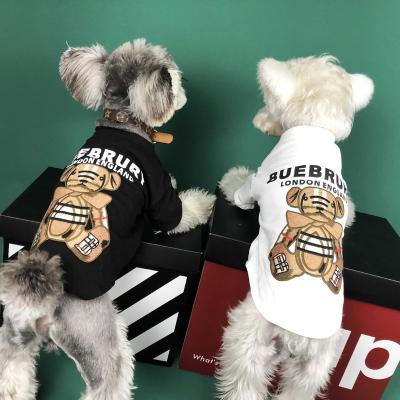 China Viable Rouverian Casual Warm Dog Coats Bear T-shirt Teddy Bear Pullovers Pet Sleeve Designers Luxury Clothes For Small Animal for sale